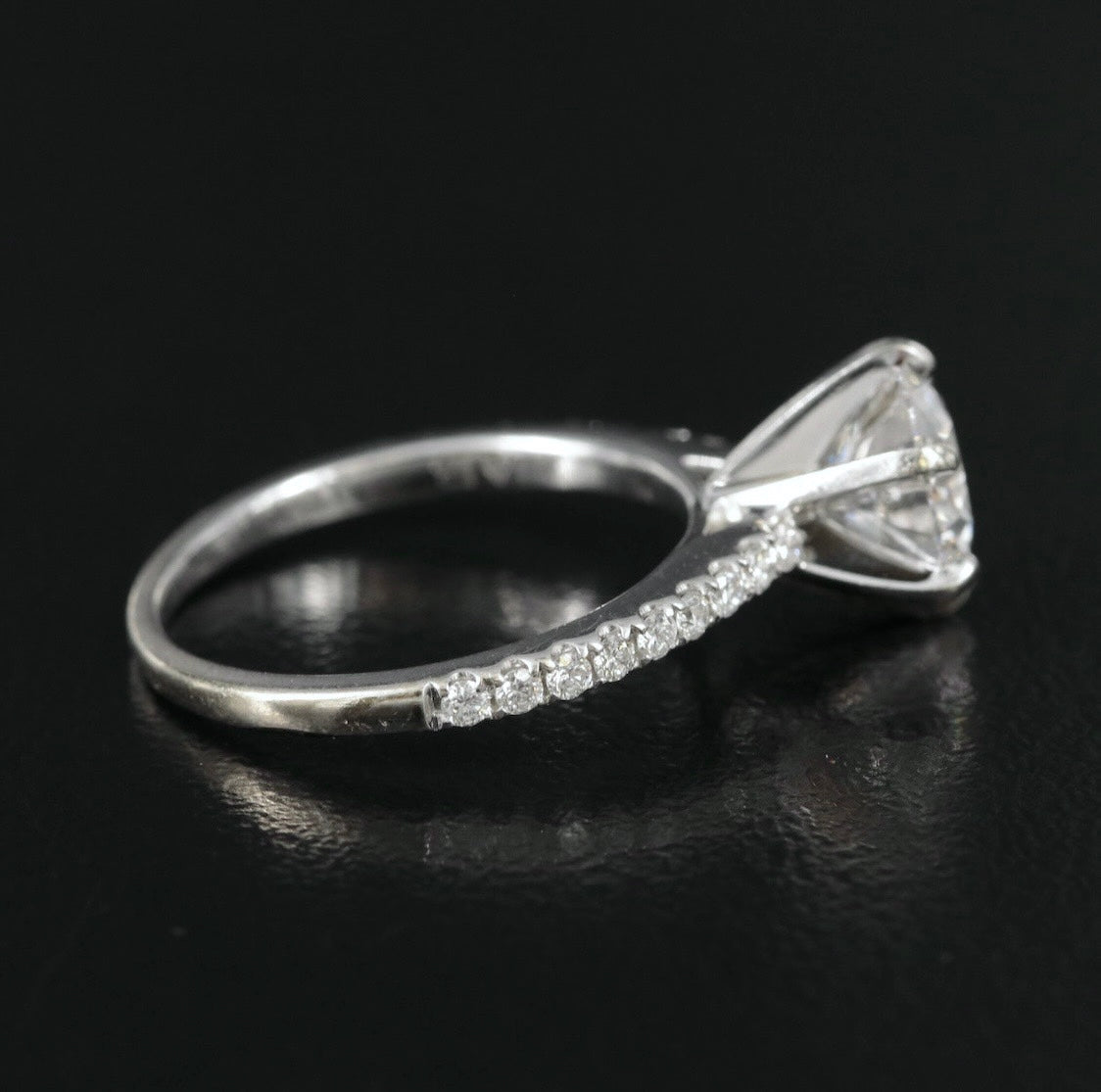 18K and 14K 1.86 CTW Lab Grown Diamond Ring