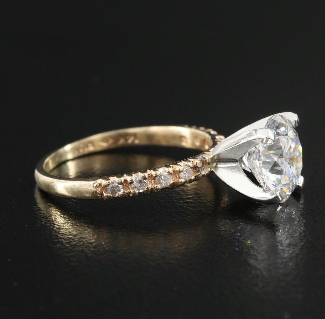 14K 2.30 CTW Lab Grown Diamond Ring w/Appraisal