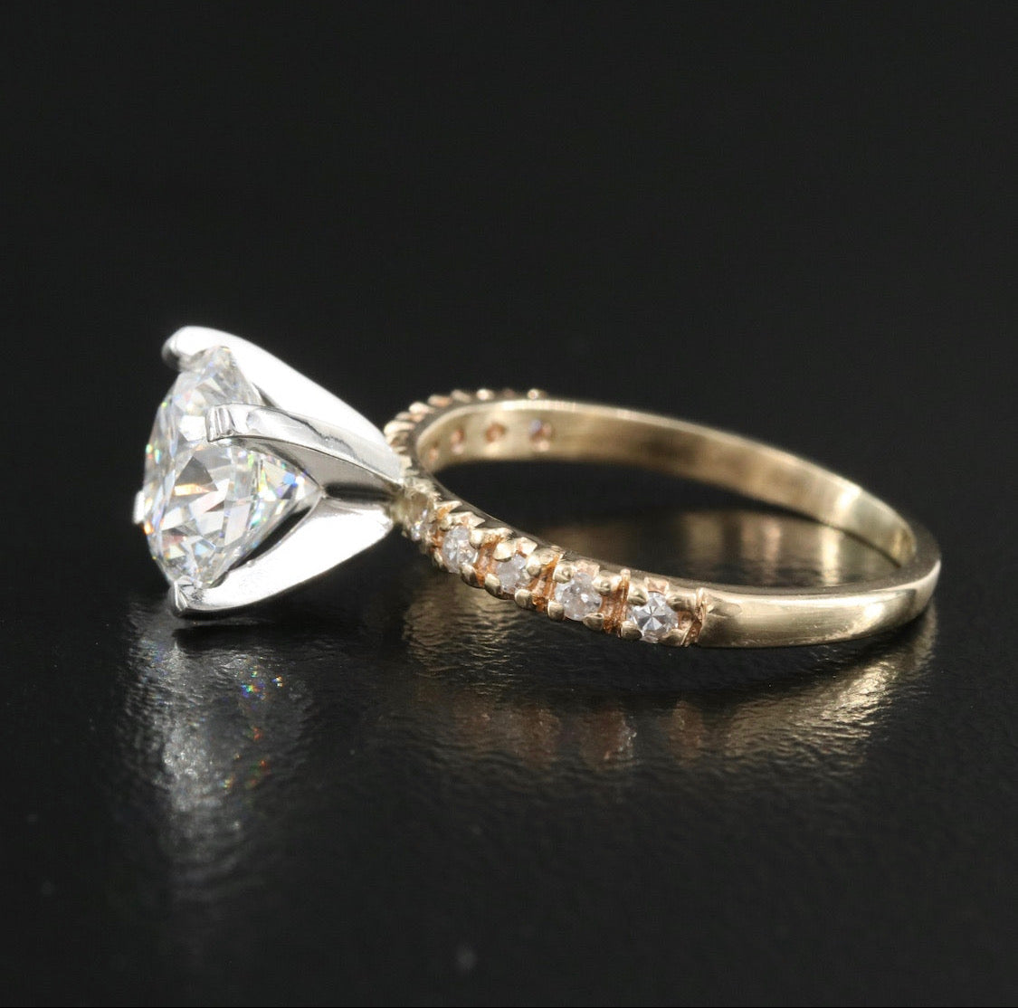 14K 2.30 CTW Lab Grown Diamond Ring w/Appraisal