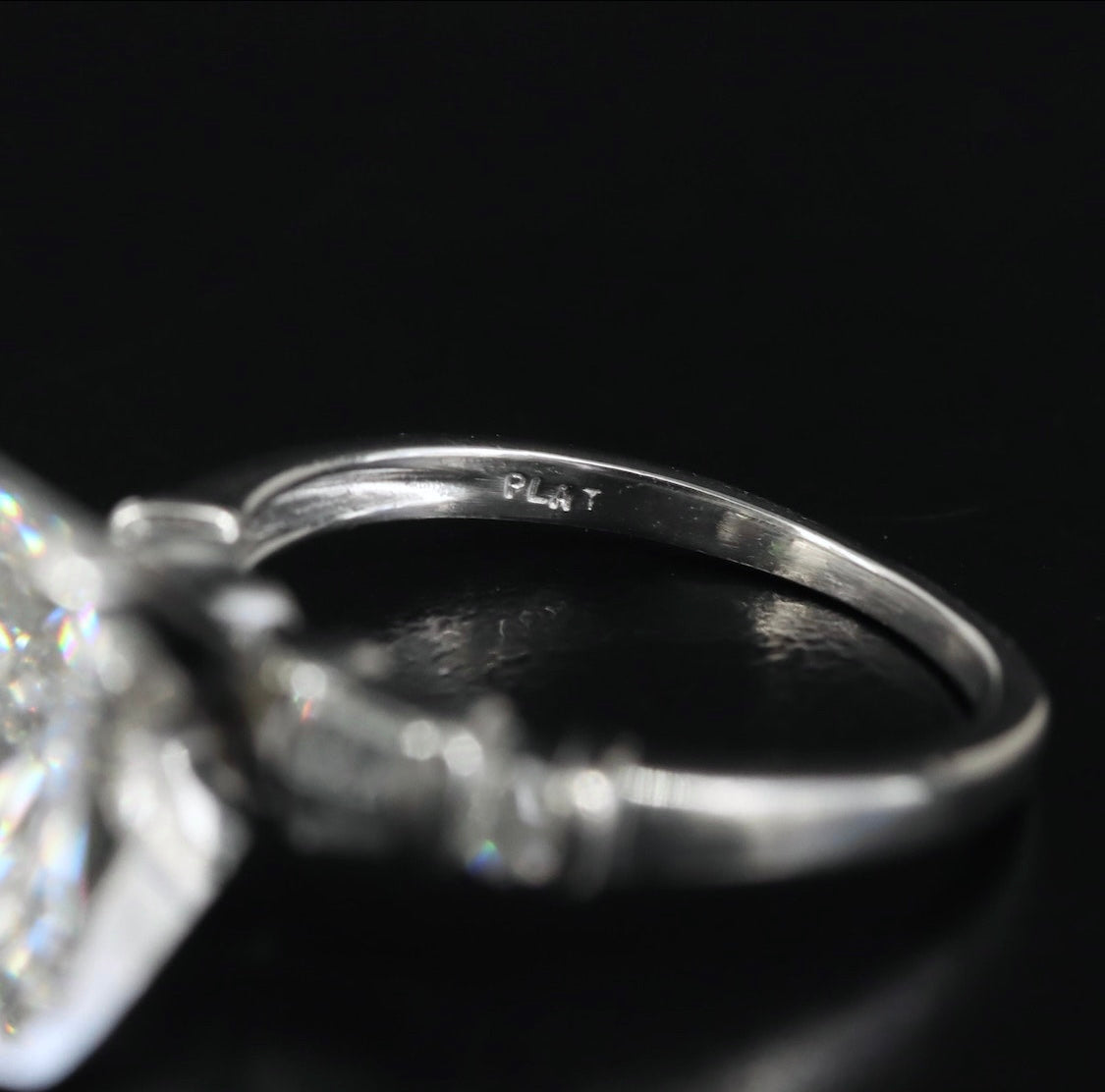 Platinum 4.75 CTW Lab Grown Diamond Ring