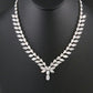 Platinum 44.19 CTW Lab Grown Diamond Necklace