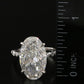 Platinum 10.43 CTW Lab Grown
Diamond Ring with IGI Report