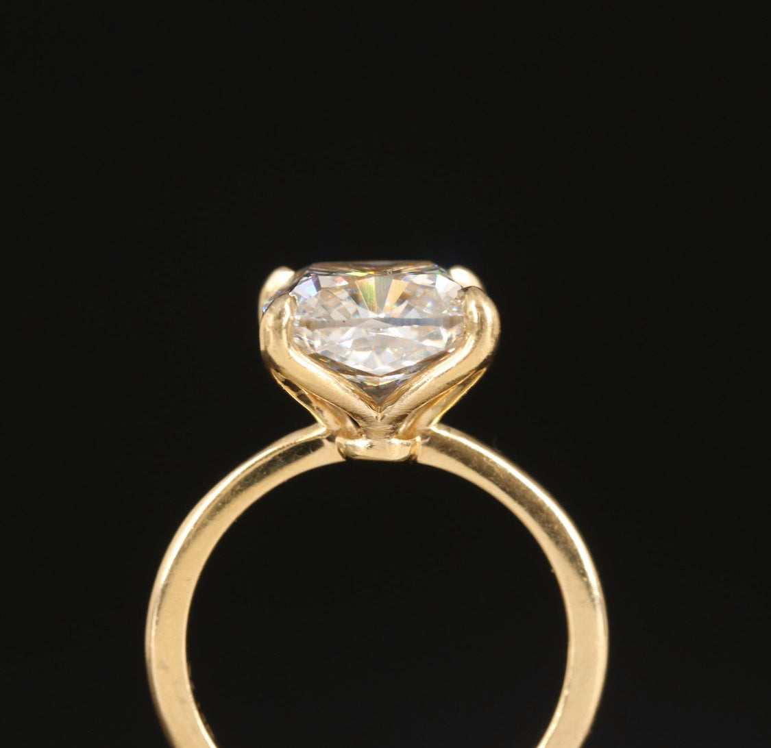 14K Gold 5.01 CTW Lab Grown Diamond Ring