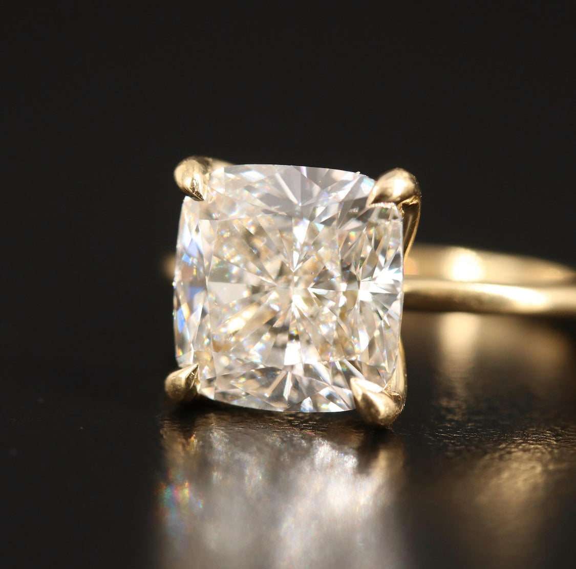 14K Gold 5.01 CTW Lab Grown Diamond Ring