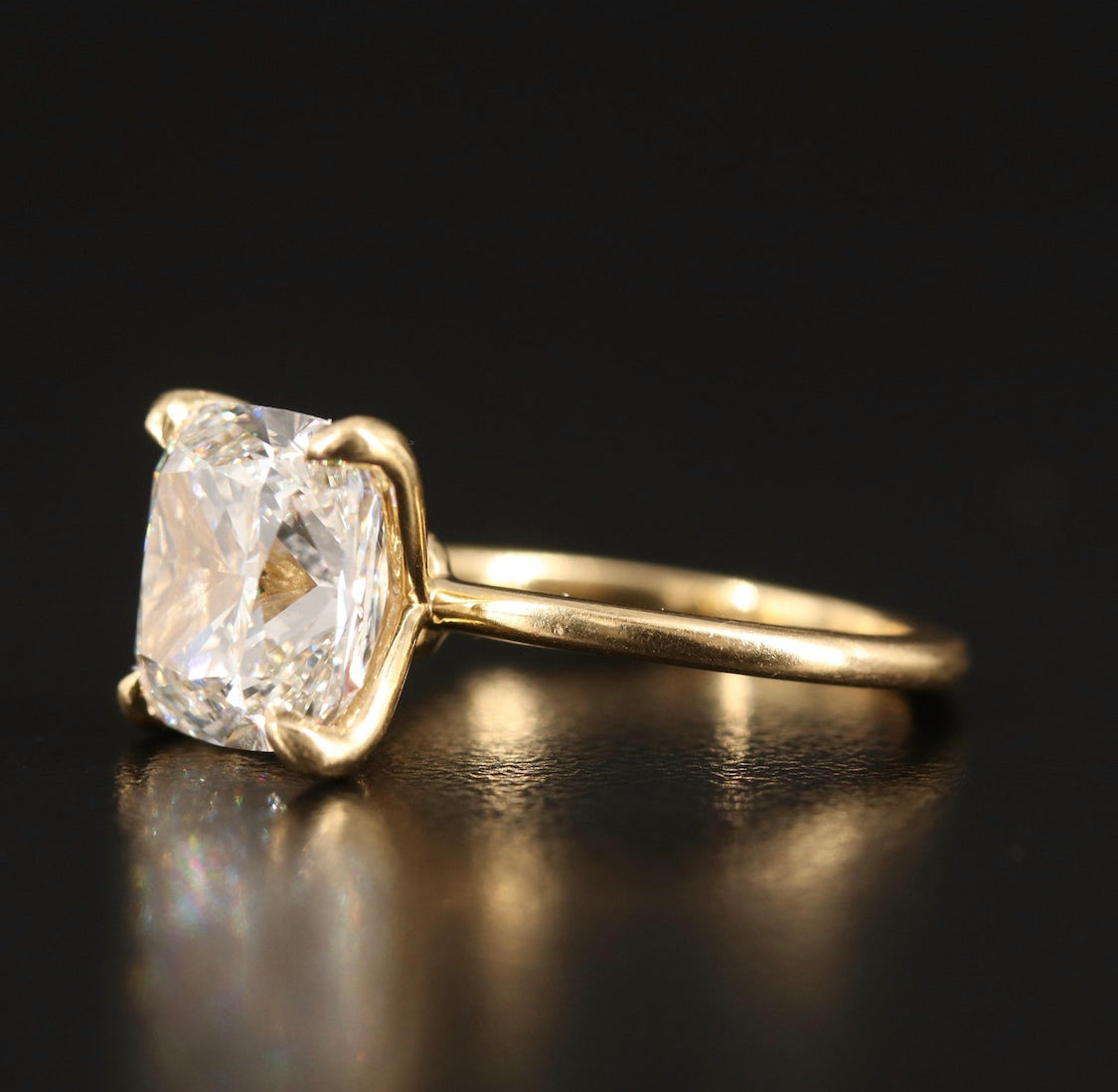 14K Gold 5.01 CTW Lab Grown Diamond Ring