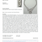 Platinum 23.82 CTW Lab Grown Diamond Floral and Scrollwork Necklace