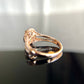 14K 1.79 CTW Rose Gold Diamond Ring