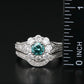 14k 2.59 CTW Diamond Ring & Band Set