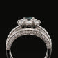 14k 2.59 CTW Diamond Ring & Band Set