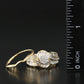 Sterling Diamond Ring and Band Set