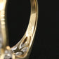 Sterling Diamond Ring and Band Set