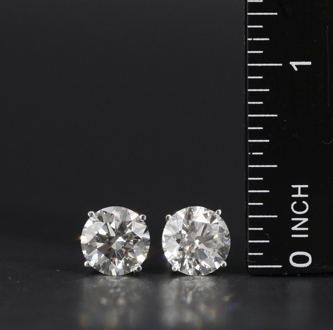 14K 4.89 CTW Lab Grown Diamond Stud Earrings