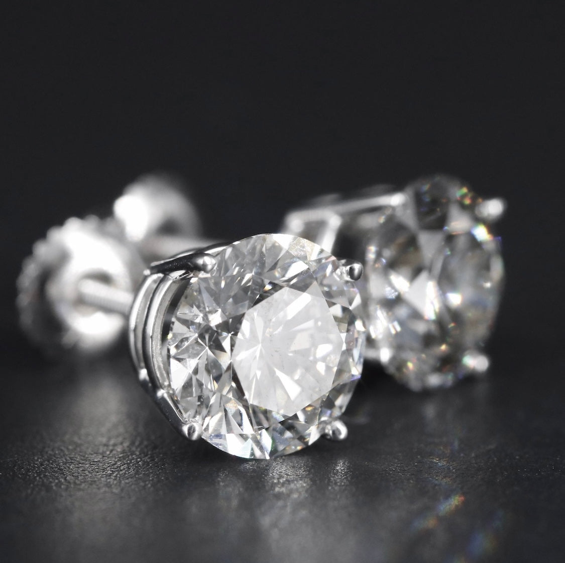 14K 4.89 CTW Lab Grown Diamond Stud Earrings