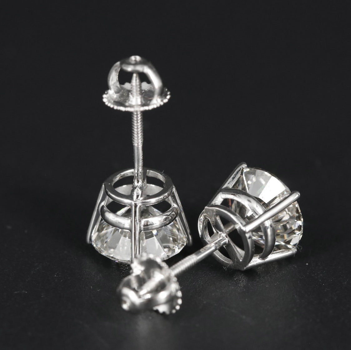 14K 4.89 CTW Lab Grown Diamond Stud Earrings
