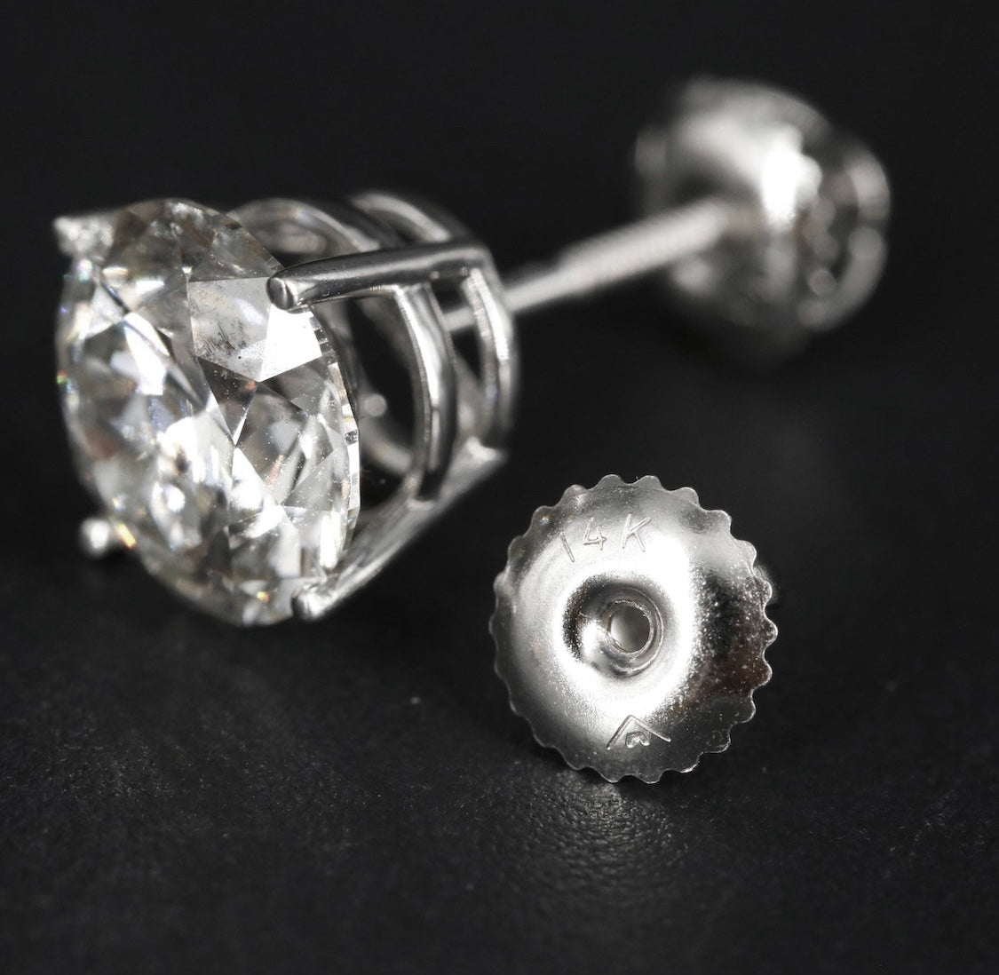 14K 4.89 CTW Lab Grown Diamond Stud Earrings