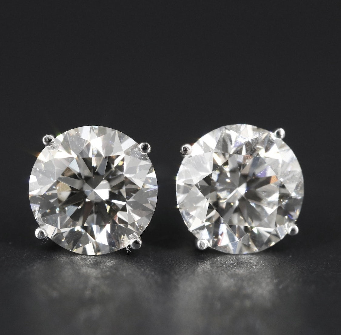 14K 4.89 CTW Lab Grown Diamond Stud Earrings