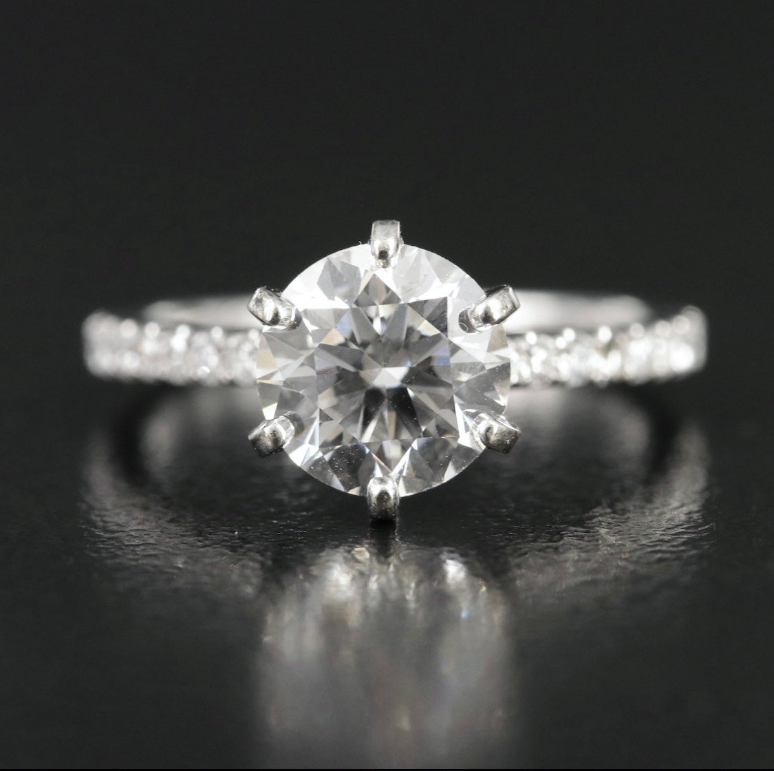 18K and 14K 1.86 CTW Lab Grown Diamond Ring