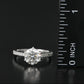 18K and 14K 1.86 CTW Lab Grown Diamond Ring
