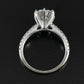 18K and 14K 1.86 CTW Lab Grown Diamond Ring