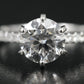 18K and 14K 1.86 CTW Lab Grown Diamond Ring