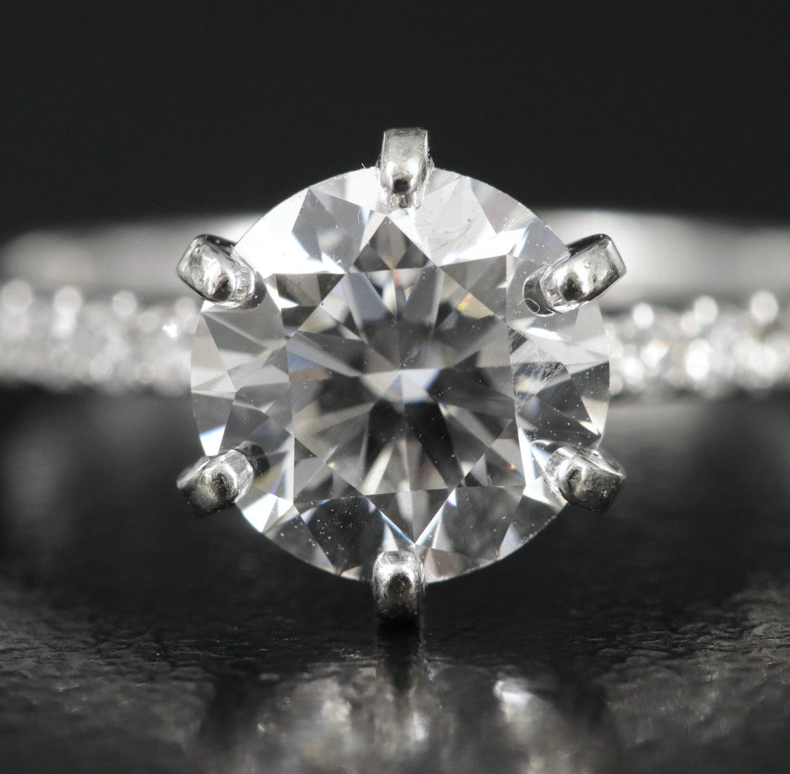 18K and 14K 1.86 CTW Lab Grown Diamond Ring