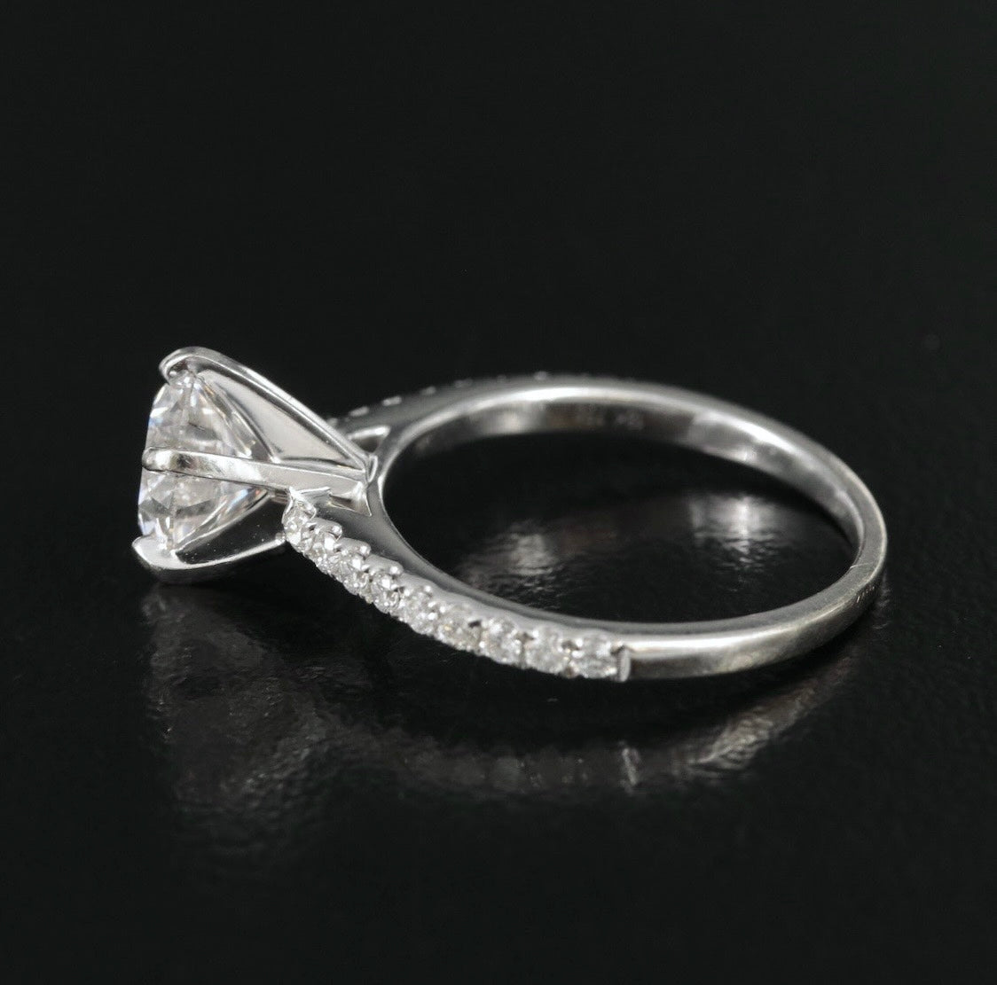18K and 14K 1.86 CTW Lab Grown Diamond Ring
