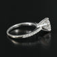 18K and 14K 1.86 CTW Lab Grown Diamond Ring
