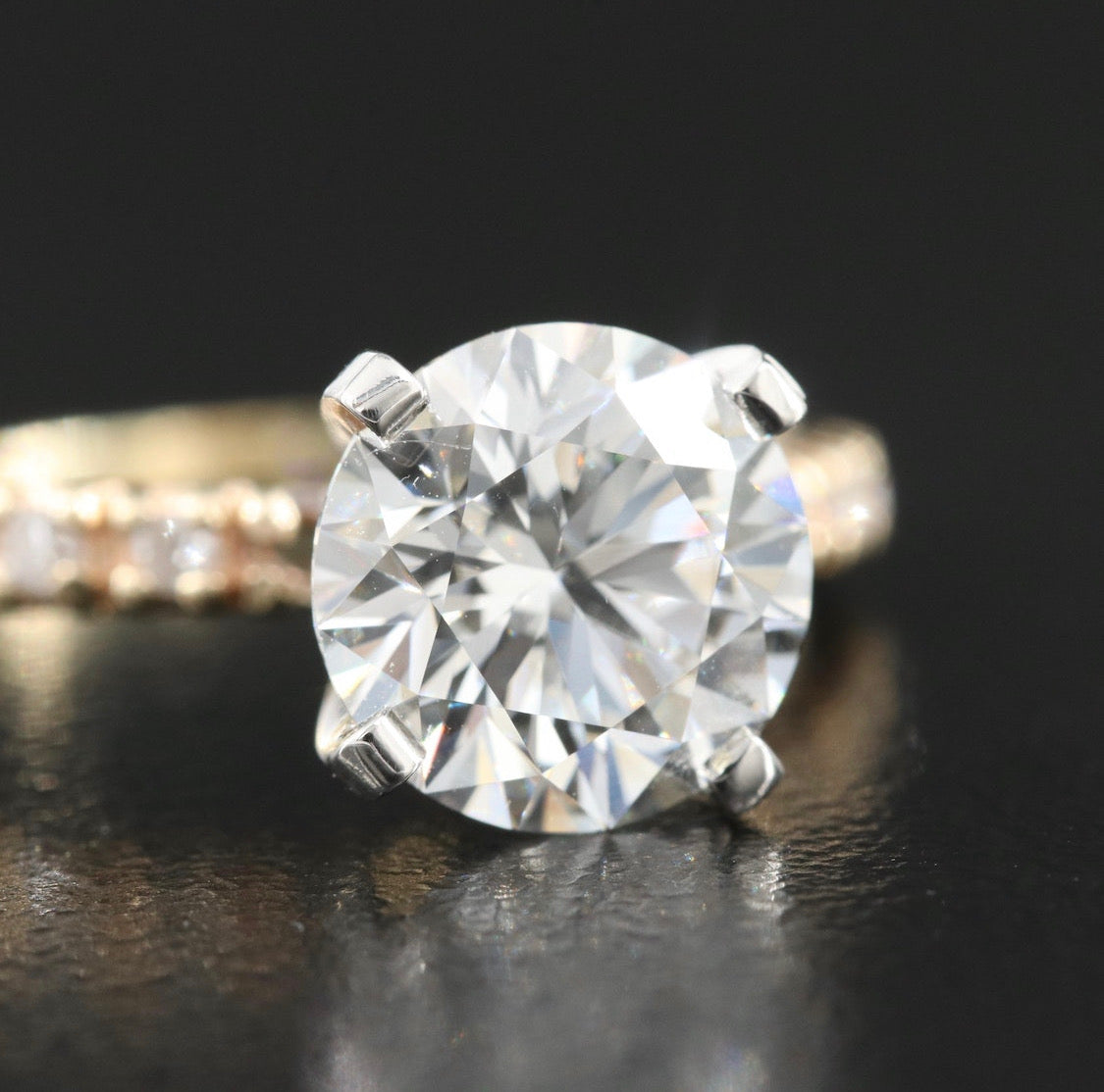 14K 2.30 CTW Lab Grown Diamond Ring w/Appraisal
