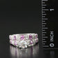14K Diamond and Sapphire Ring Set