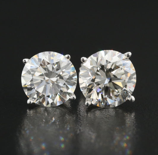 14K 6.88 CTW Lab Grown Diamond Stud Earrings