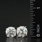 14K 6.88 CTW Lab Grown Diamond Stud Earrings