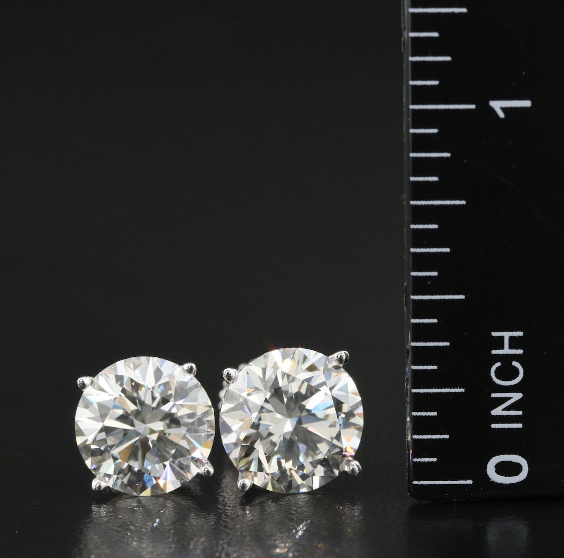 14K 6.88 CTW Lab Grown Diamond Stud Earrings