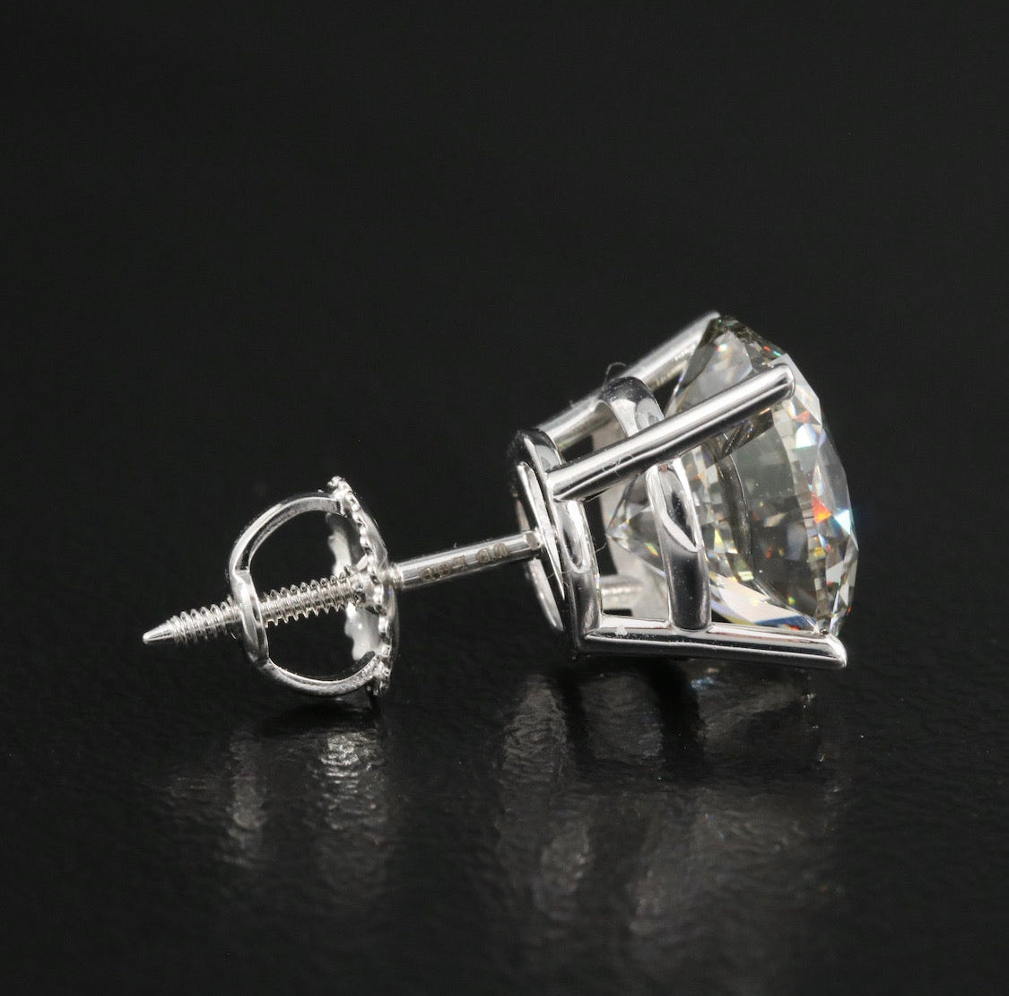 14K 6.88 CTW Lab Grown Diamond Stud Earrings