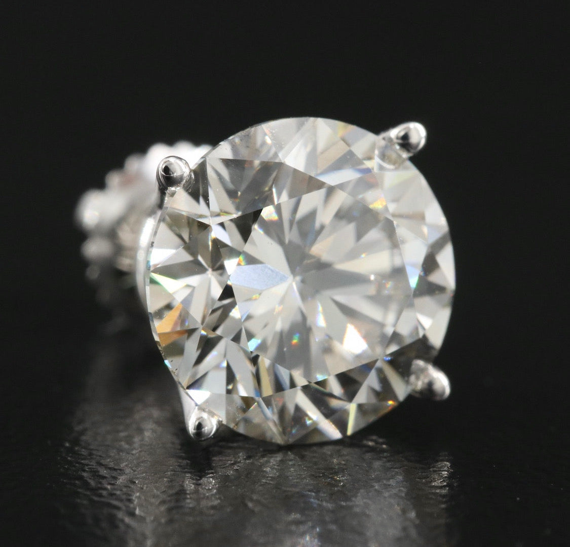 14K 6.88 CTW Lab Grown Diamond Stud Earrings