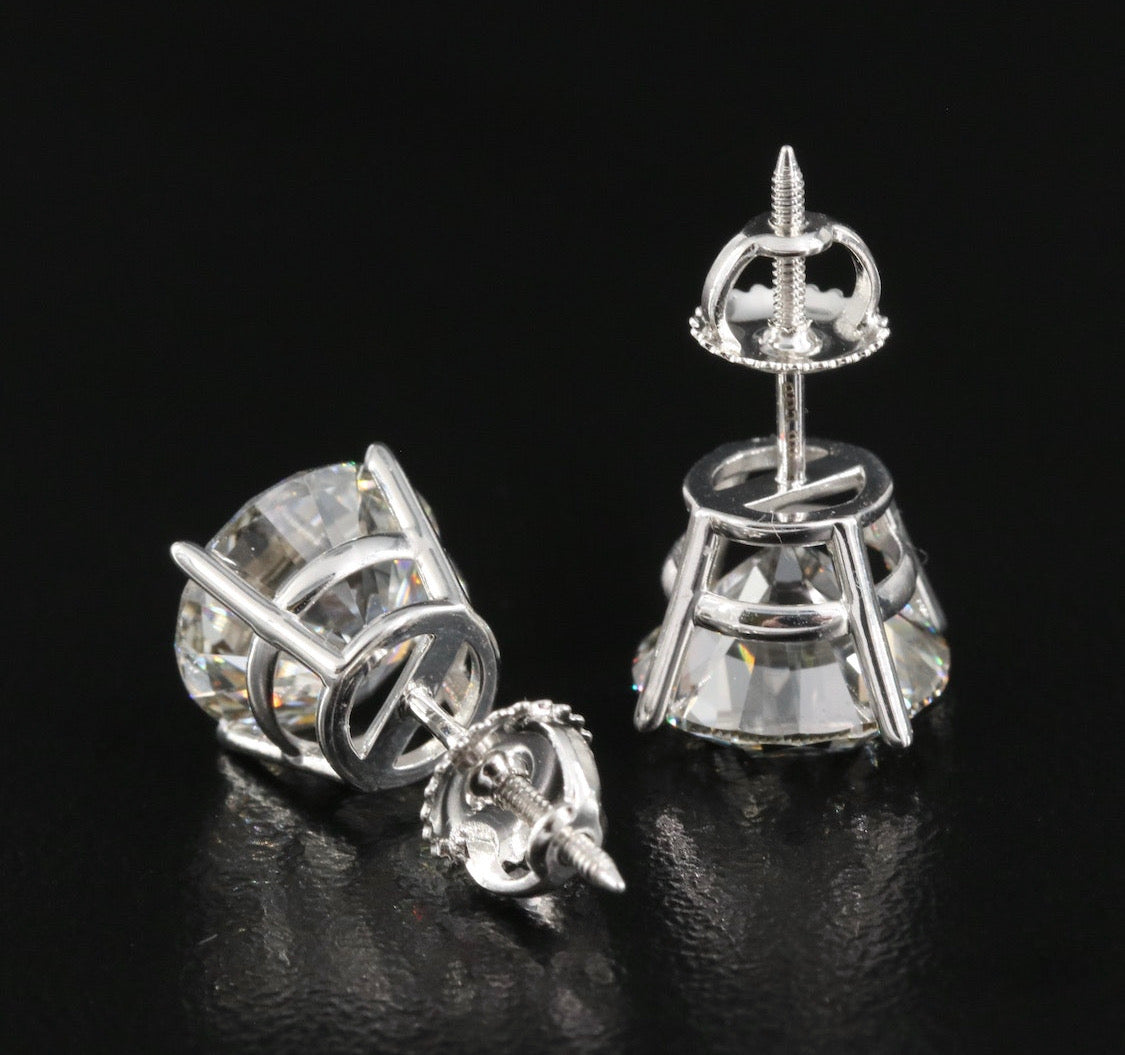 14K 6.88 CTW Lab Grown Diamond Stud Earrings