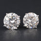 14K 3.96 CTW Lab Grown Diamond Stud Earrings w/Appraisal