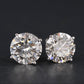 14K 3.96 CTW Lab Grown Diamond Stud Earrings w/Appraisal