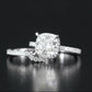 14K 4.015 CTW Lab Grown Diamond Ring Set