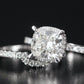 14K 4.015 CTW Lab Grown Diamond Ring Set