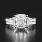 14K 4.015 CTW Lab Grown Diamond Ring Set