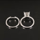 14K 4.015 CTW Lab Grown Diamond Ring Set