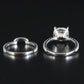 14K 3.72 CTW Lab Grown Diamond Ring Set with IGI Report