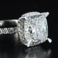 14K 3.72 CTW Lab Grown Diamond Ring Set with IGI Report