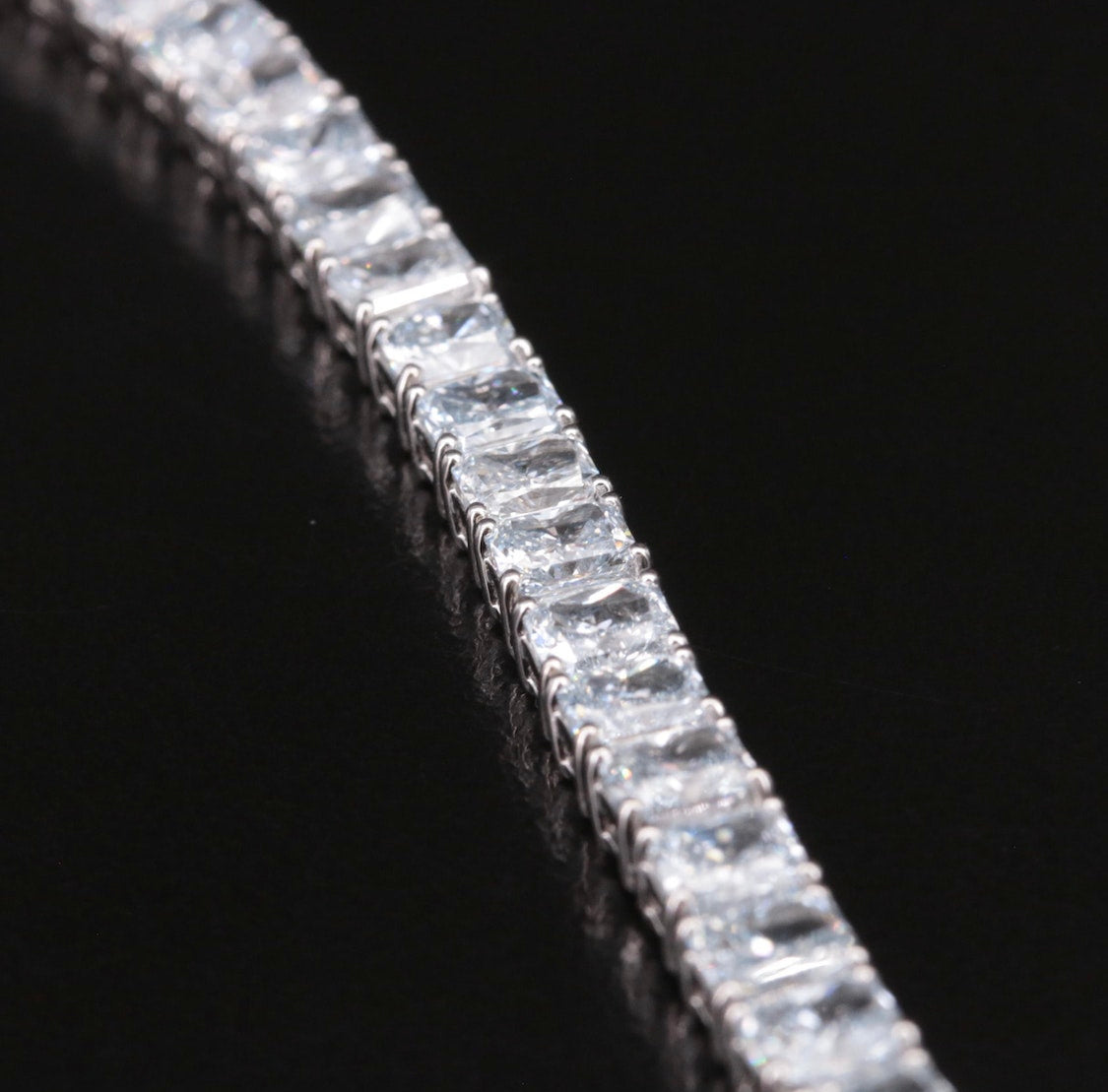 14K 15.00 CTW Lab Grown Diamond Line Bracelet w/Appraisal