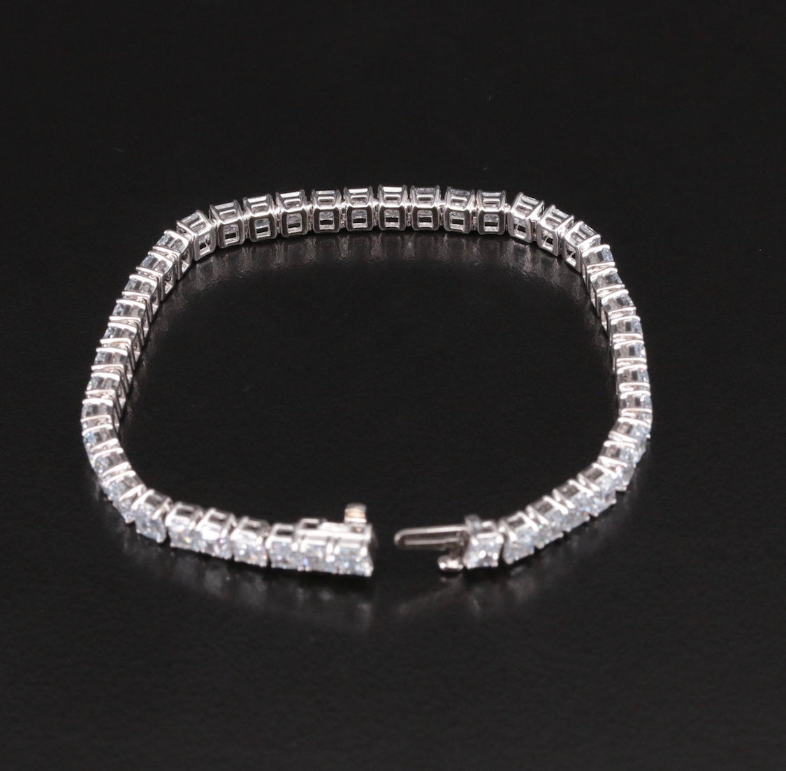 14K 15.00 CTW Lab Grown Diamond Line Bracelet w/Appraisal