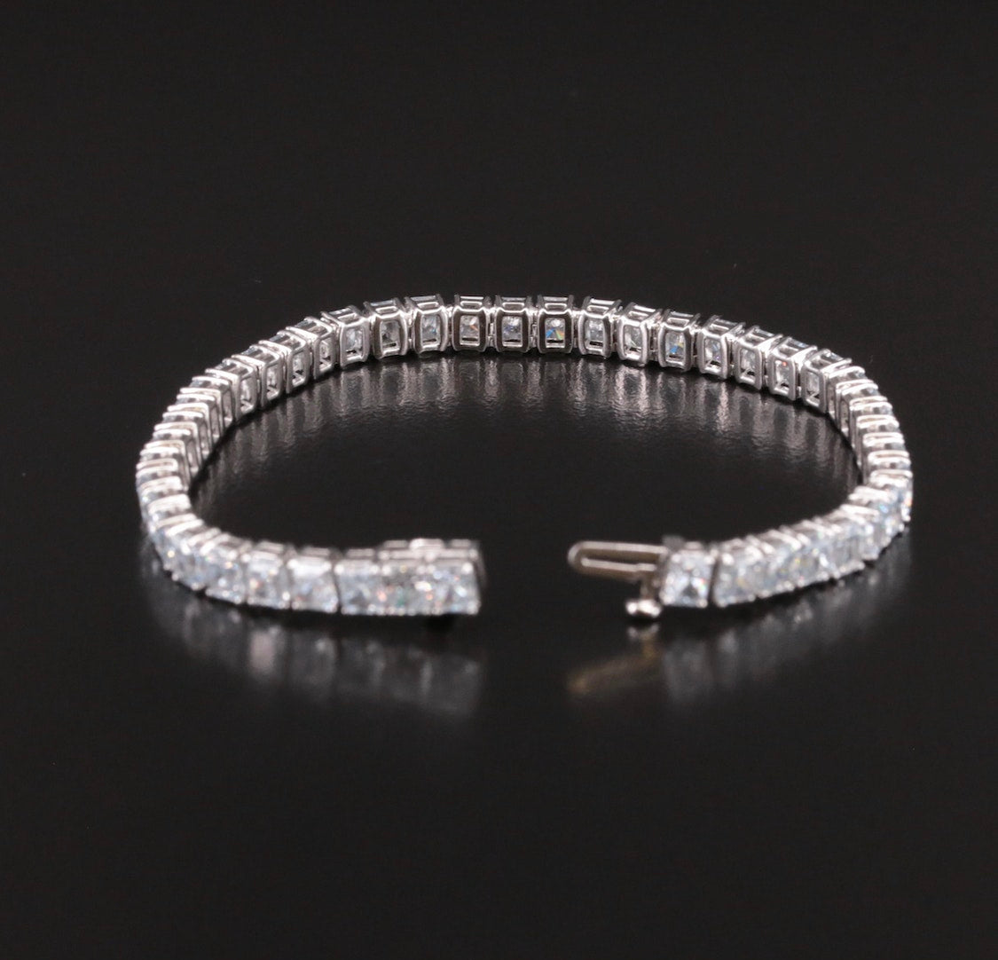 14K 15.00 CTW Lab Grown Diamond Line Bracelet w/Appraisal