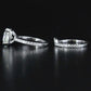 14K 3.82 CTW Lab Grown Diamond Ring and Band Set with IGI Report