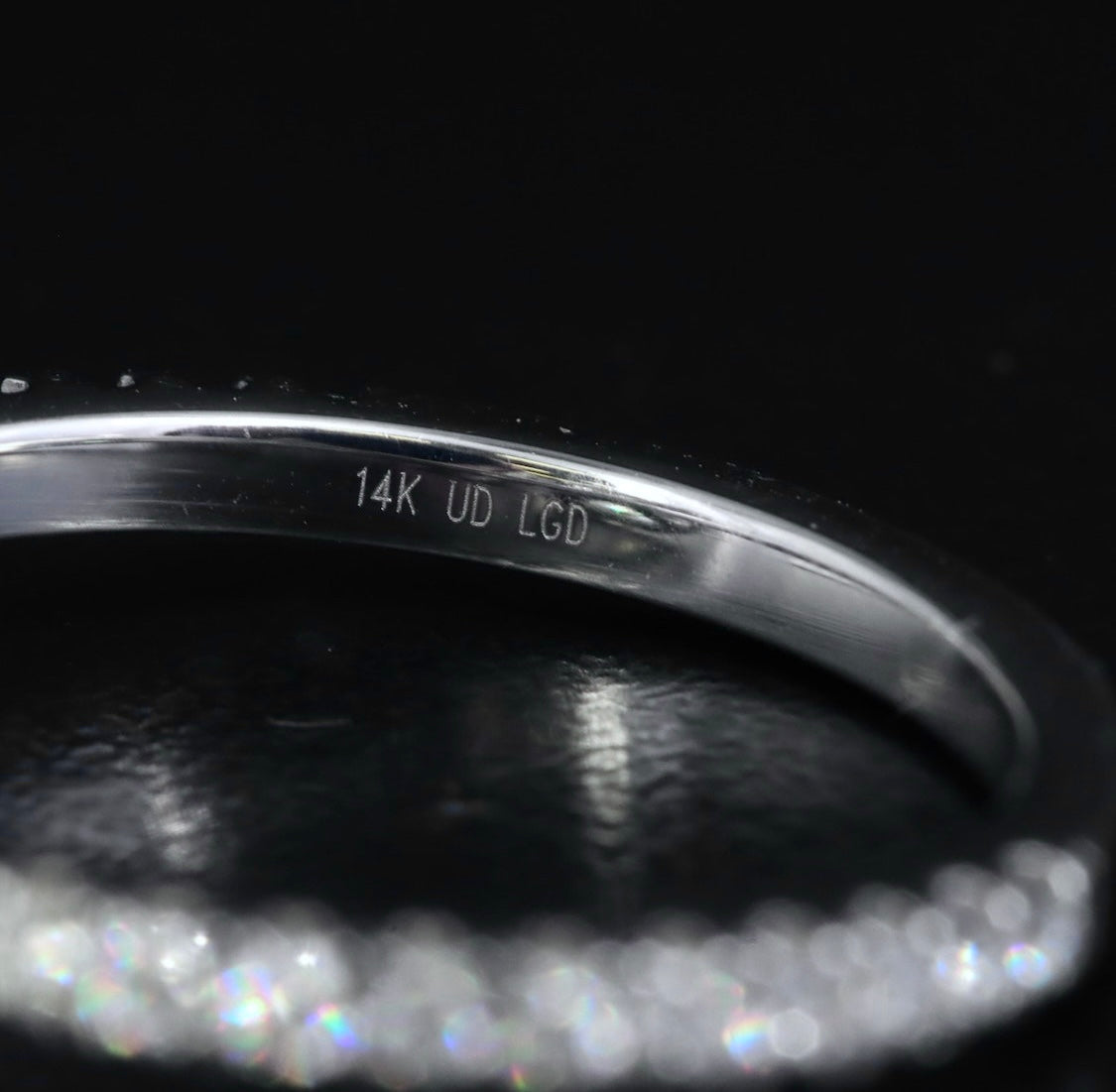 14K 3.82 CTW Lab Grown Diamond Ring and Band Set with IGI Report