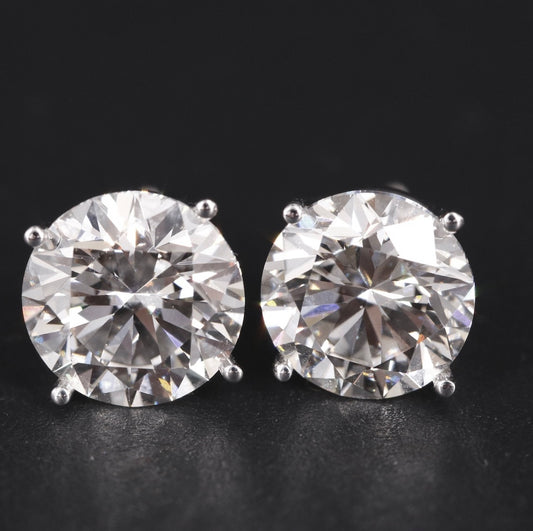 14K 6.53 CTW Lab Grown Diamond Stud Earrings