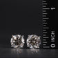 14K 6.53 CTW Lab Grown Diamond Stud Earrings